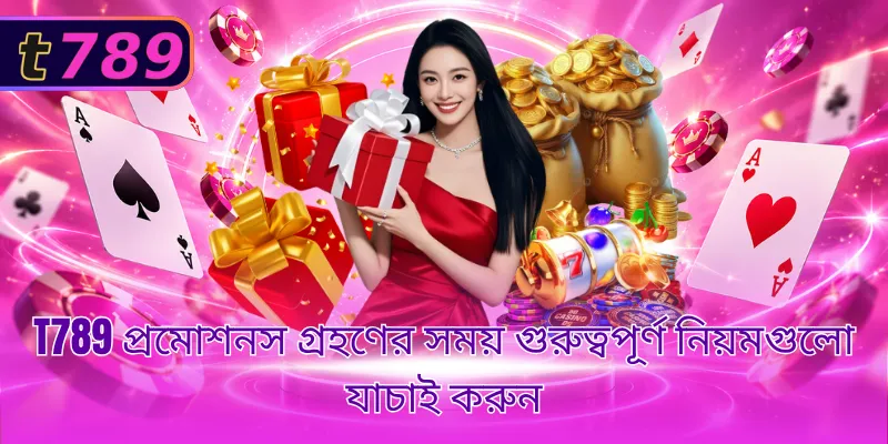T789 প্রমোশনস গ্রহণের সময় গুরুত্বপূর্ণ নিয়মগুলো যাচাই করুন 