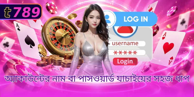 অ্যাকাউন্টের নাম বা পাসওয়ার্ড যাচাইয়ের সহজ ধাপ 