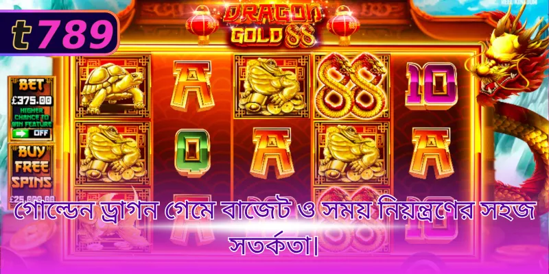 গোল্ডেন ড্রাগন গেমে বাজেট ও সময় নিয়ন্ত্রণের সহজ সতর্কতা। 